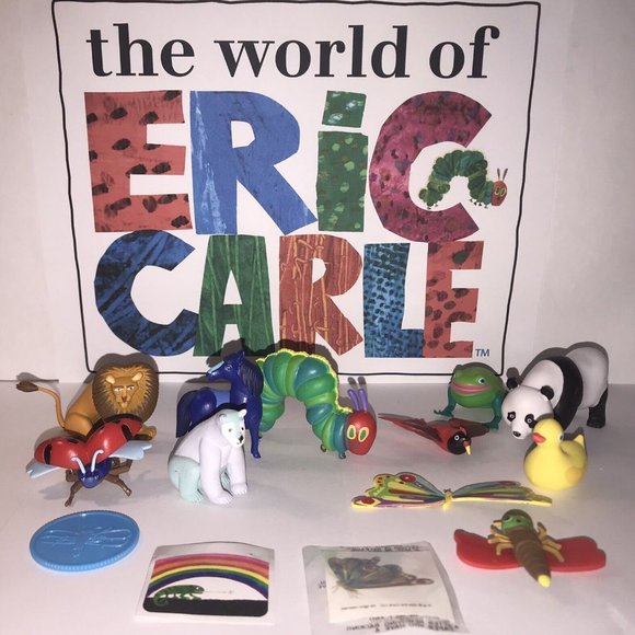 The World of Eric Carle Figure Set of 11 Including the Hungry Caterpillar! - Picture 1 of 7